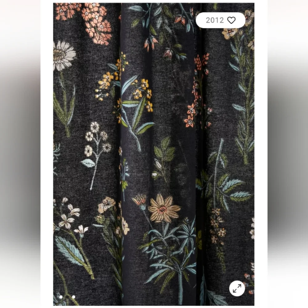 Urban Outfitters Myla Floral Shower Curtain - Picture 5 of 5
